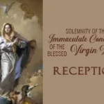 Social after Mass for Feast of Immaculate Conception