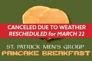 St. Patrick Men's Group Pancake Breakfast