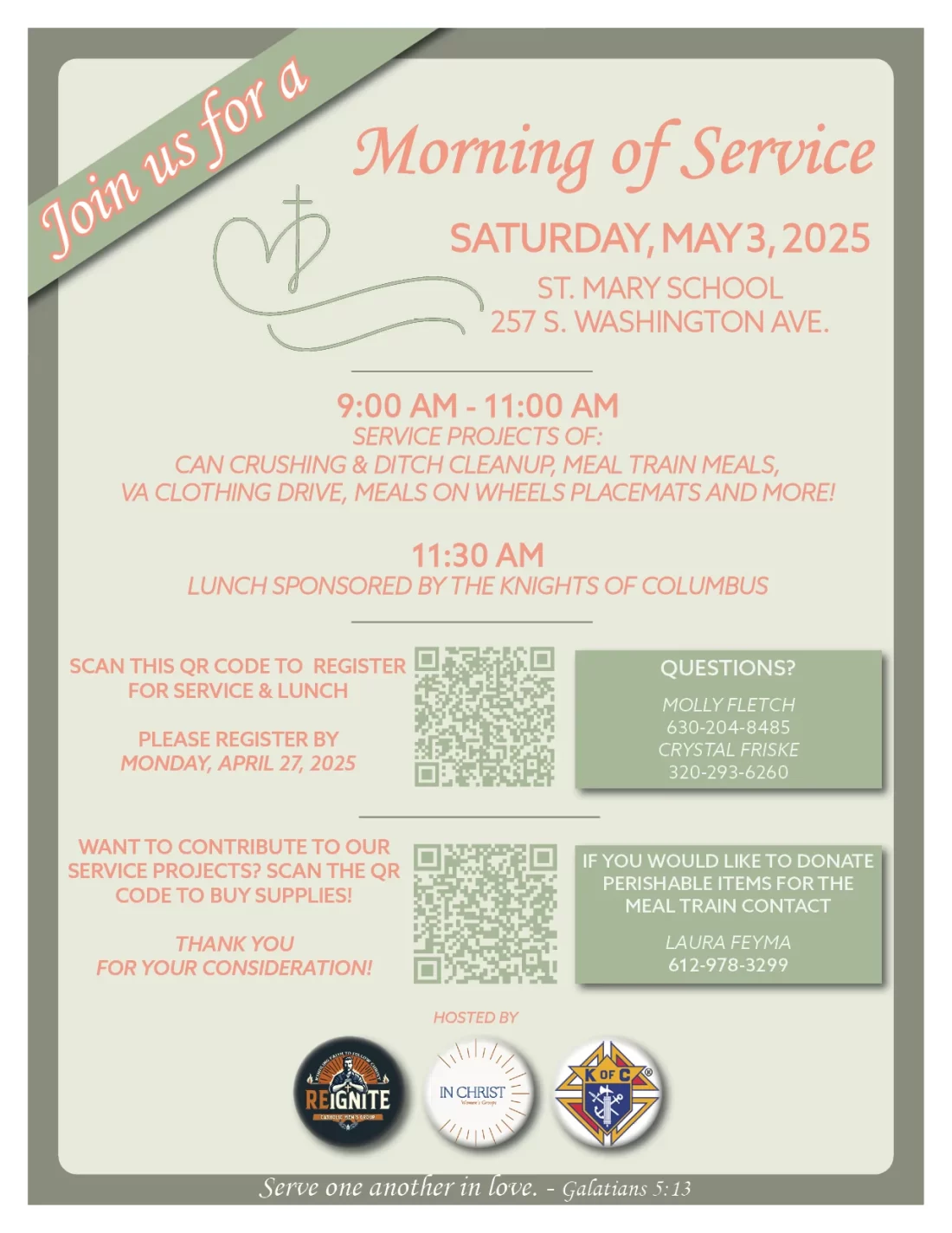 Morning of Service Flyer